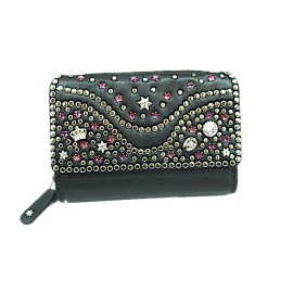 Strassgeldbörse Großraum. Wolke/Zip Neu Kristall