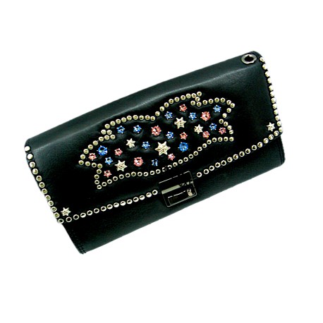 Strass Kellnerbörse WienParis 2 neu rosa/blau